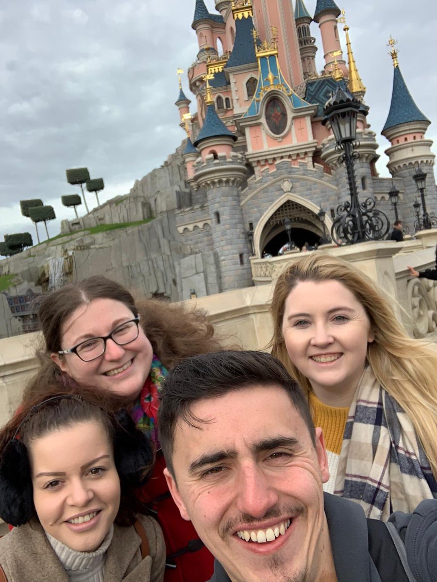 NBAcademy's tweet photo. Disneyland was a huge success yesterday. Back to work/school tomorrow though! #NBAParis https://t.co/PONDdrcRQ3