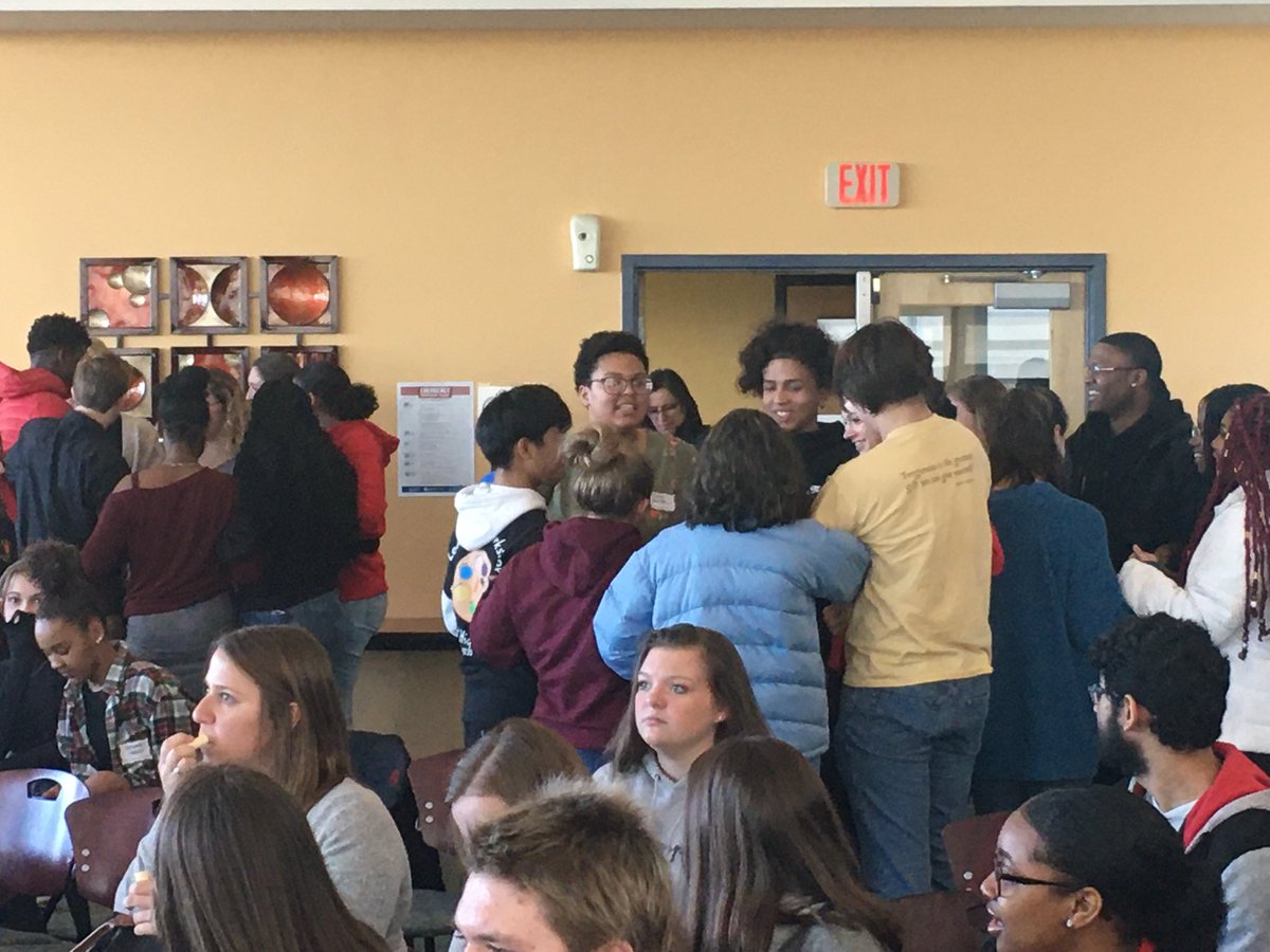 Jenn_Eason's tweet photo. Had an awesome morning at the #TeenTruthSummit! Lots of sharing and learning about creatinga positive school culture. @GRHS_Stallions @grcollegiate Thanks for putting up with the crazy bus ride home @Counsel_GRC π€ͺππ https://t.co/c9v86viOmd