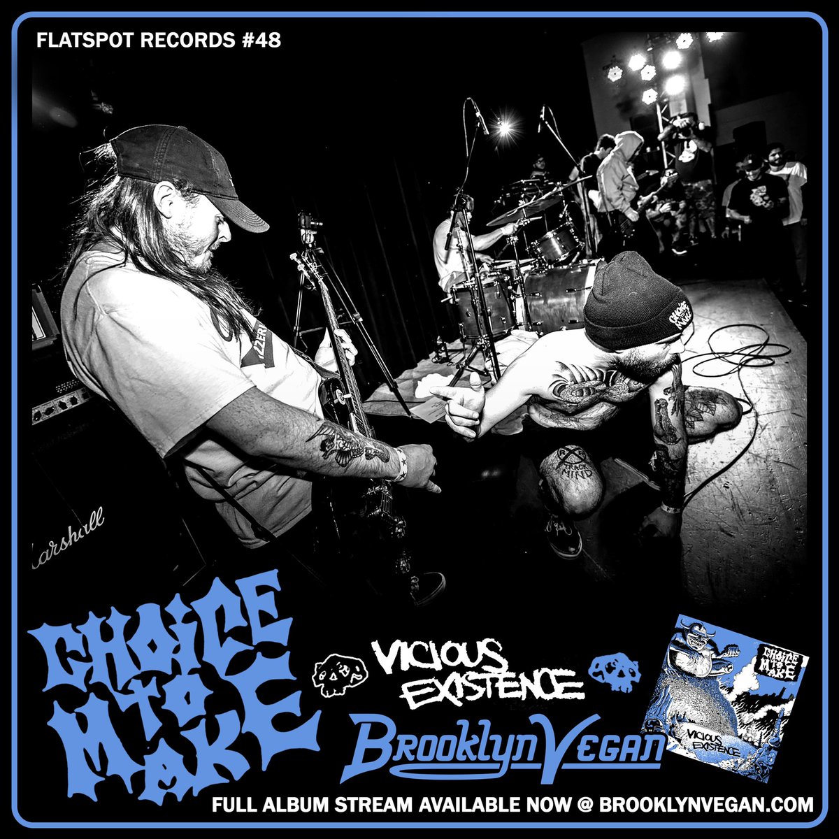 New <a href="/choicetomake570/">Choice To Make</a> full EP stream at <a href="/brooklynvegan/">BrooklynVegan</a> !!  Vicious Existence comes out on Friday.

bit.ly/31FiL14