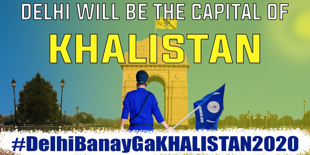 Our support is with our Sikh brothers. 
#khalistanin2020
#DelhiBanayGaKhalistan2020