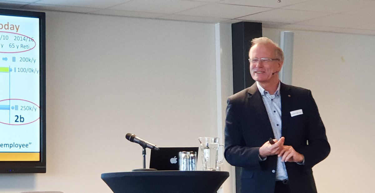 Egbert-Jan Sol, directeur <a href="/IndustrySmart/">Smart Industry</a> en #TNO geeft vandaag tijdens 'Samen Slim' boeiende #keynote over belang #automatisering en digitalisering voor productiviteitsgroei. Maar zijn werknemers voldoende digitaal vaardig? Hoe geven we concreet vorm aan leven lang ontwikkelen?