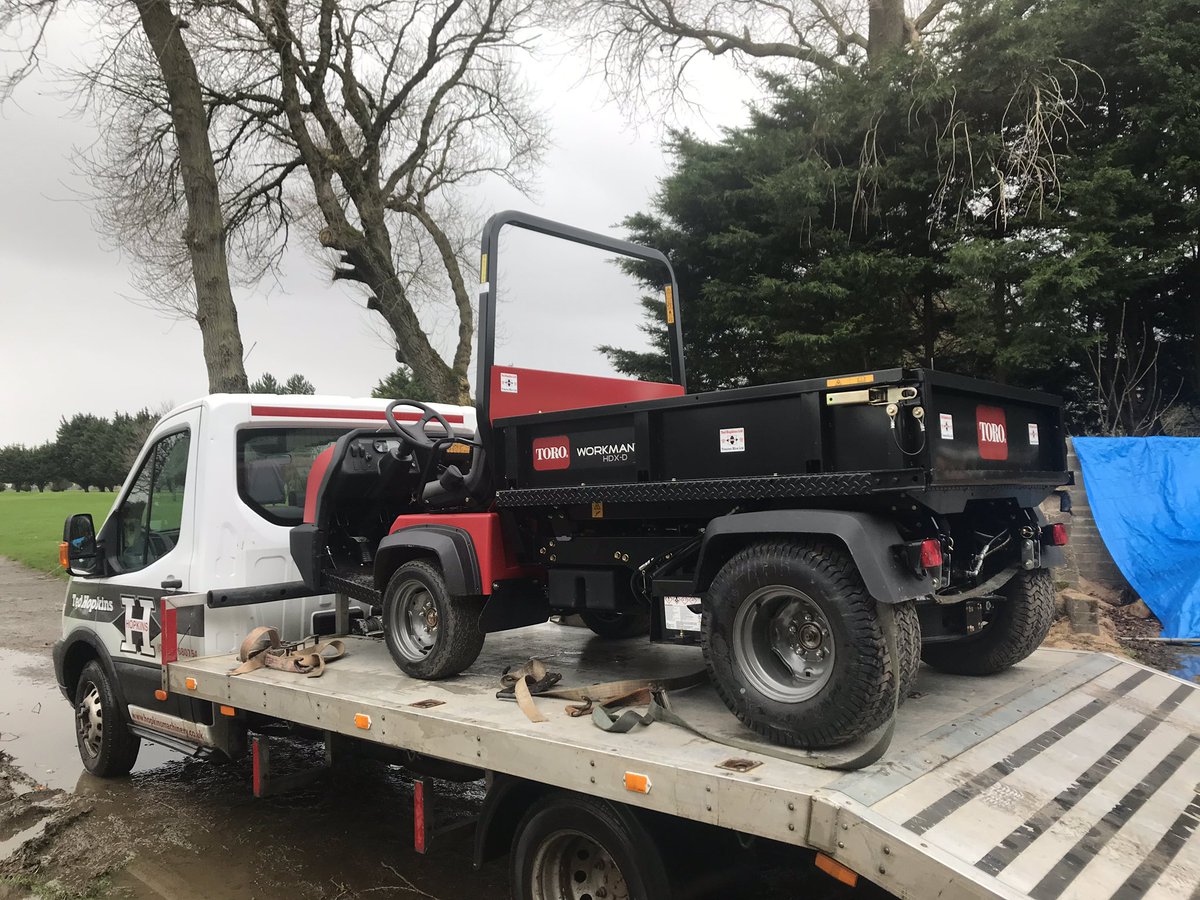 AthanClub's tweet photo. Our latest addition to the fleet has arrived today @TheToroCompany #toro #greenkeeping https://t.co/R5NMzpAkXd
