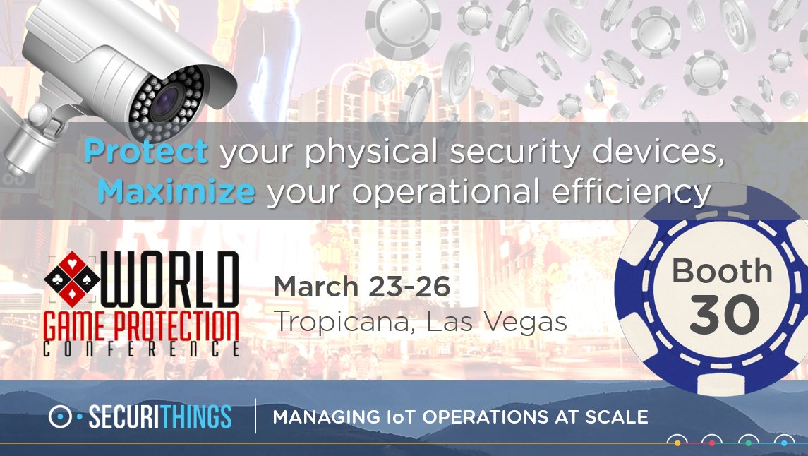 Meet our experts at World Gaming Protection Conference 2020 (March 23-26, Las Vegas) to discover how #casinos can maximize their #security and #operations #efficiency - request a demo here: hubs.ly/H0mKM_70 #WGPC #cyber #cybersecurity #maintenance #operations #automation