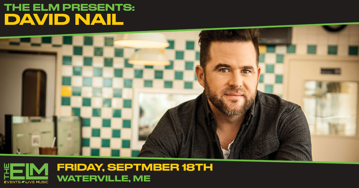 TheElmME's tweet photo. 📣 JUST ANNOUNCED🔨: Grammy-nominated country artist David Nail - https://t.co/MpesnwbV7Z https://t.co/C4KSzzQQuq
