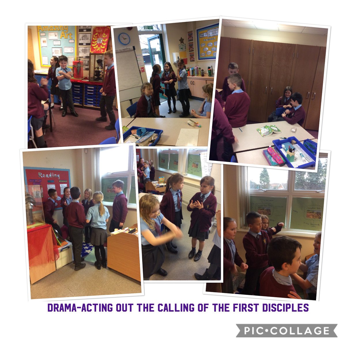 We’ve had great fun in R.E acting out the calling of the first disciples <a href="/BrantonLearners/">Branton St Wilfrid's</a>