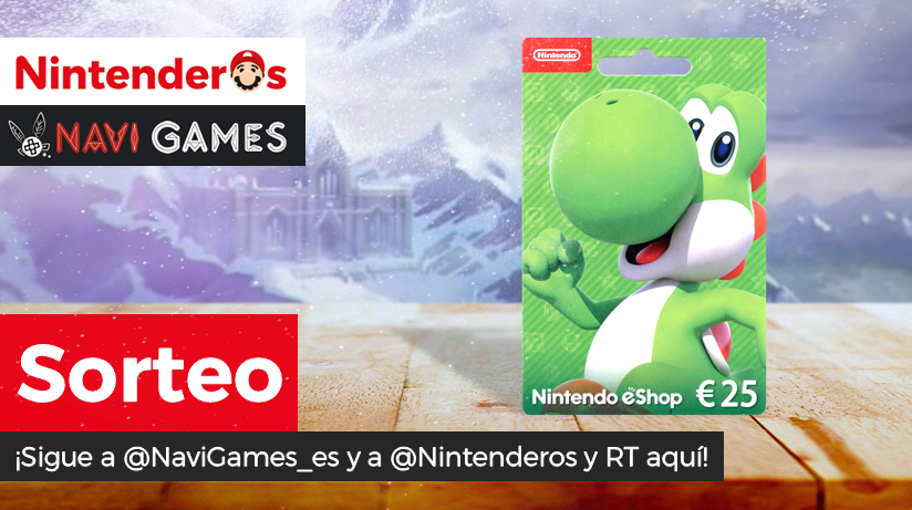Nintenderos's tweet photo. ¡Sorteamos una tarjeta de 25€ para la Nintendo eShop!

➡️ Sigue a @NaviGames_es y @Nintenderos 
➡️ RT aquí

¡Suerte! - https://t.co/1DBMuLmHxo https://t.co/HEHP78SwEF