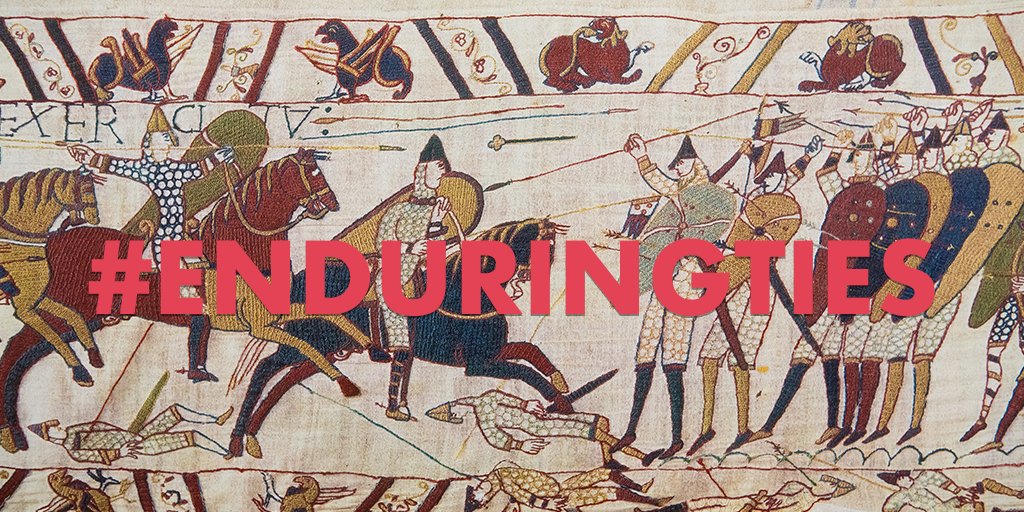 ChooseNormandy's tweet photo. The Bayeux Tapestry has become a symbol of the history and #enduringties Normandy shares with the UK. Discover more about our shared past and learn how it will continue in a post-Brexit future. https://t.co/2YNmtr87za https://t.co/X8h3kj95N1