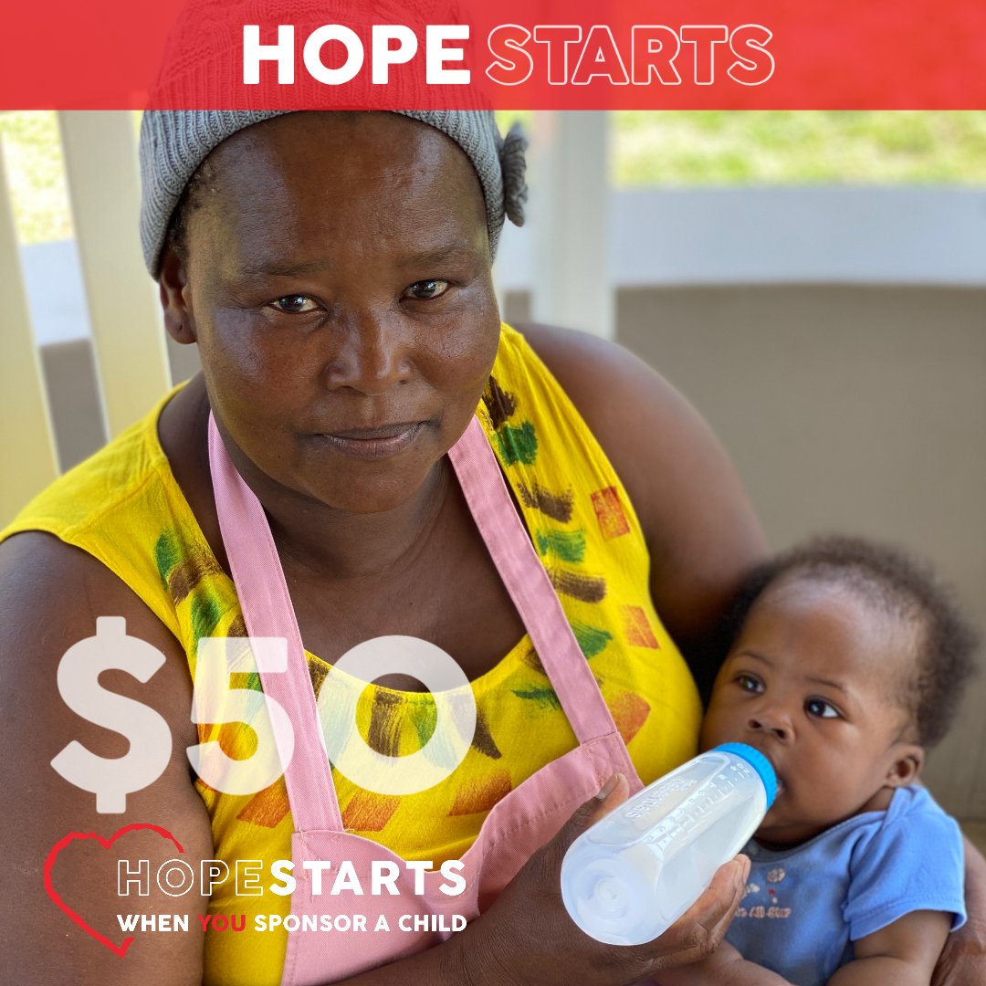 🍼 Your gift of $50/month provides formula for our babies!!  🚼  Help us bring HOPE to a child in need.  Become a child Sponsor today!
🇺🇸 US: bit.ly/hfahopestarts  
🇨🇦 Canada:  bit.ly/hfahopestartsca