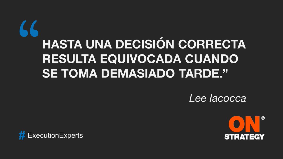 on_strategy's tweet image. #ExecutionExperts #FrasesON