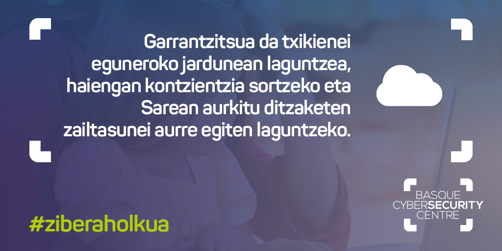 CyberzaintzaEJ's tweet photo. Ezinbestekoa da haurrak 👧🧑 sarean sartzea. Haien garapen sozial eta hezitzailearen parte da. 
Baina haiekin sentsibilizazio lana egin dezakegu.

#ZiberAholkua #Internet https://t.co/3O41DK5lAo