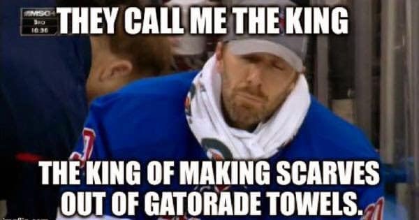 Henrik Lundqvist, Gatorade Scarf