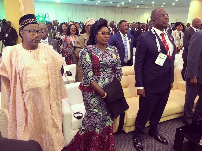 SenBalaMohammed's tweet photo. At the Nigeria International Petroleum Summit, 2020, with key officials of my administration. This summit is particularly crucial to Bauchi state as we get ready to become an industry player following the recent discovery of hydrocarbon deposits in Bauchi. https://t.co/B9nFEMAAfH