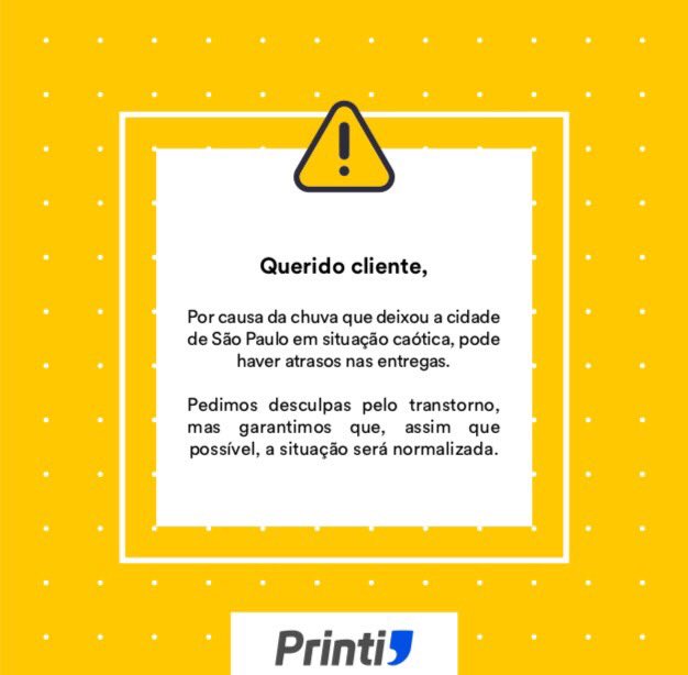 Aviso importante dessa segunda-feira (10)❗️