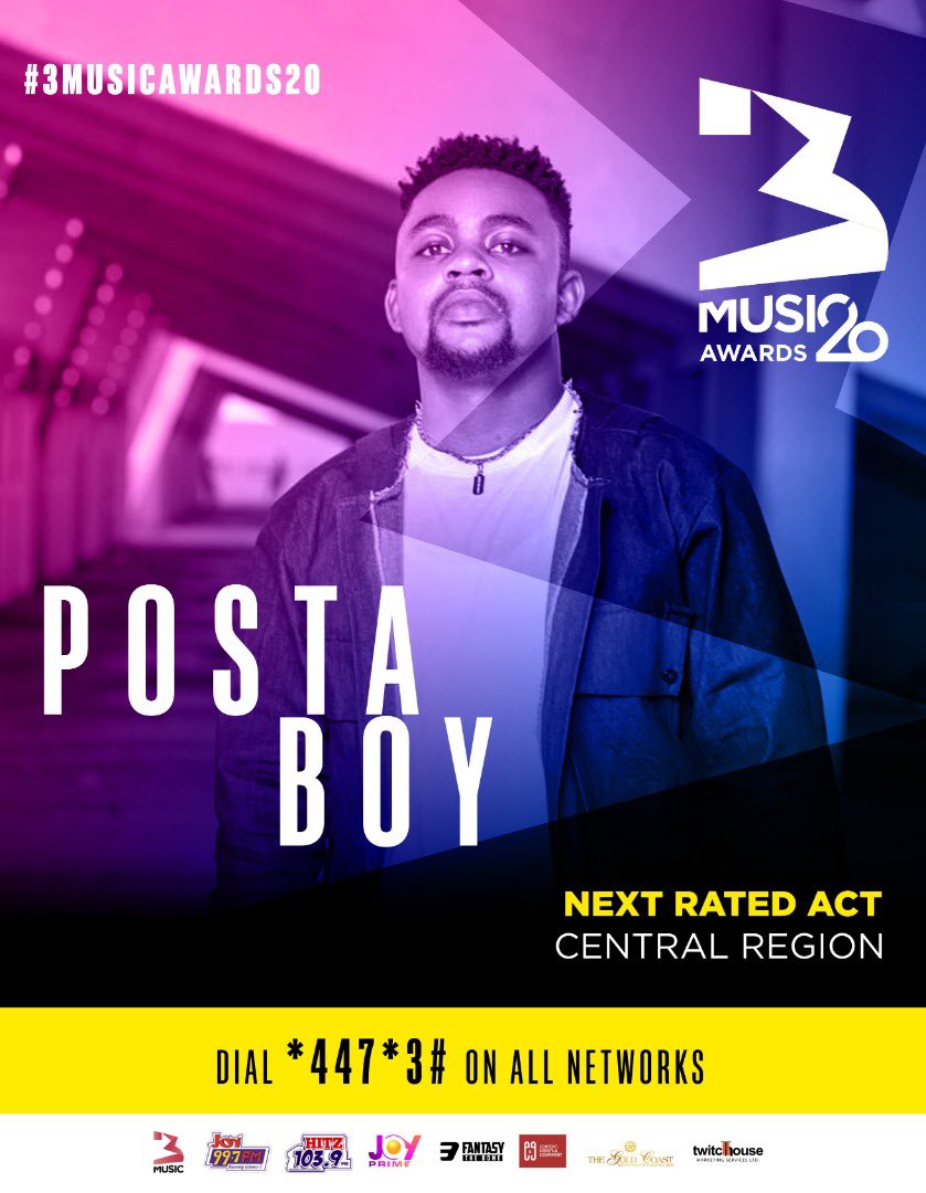PostaBoyGh's tweet photo. Kindly vote for your boy to win the Next Rated Act Central Region by dialing *447*3# on all networks . @3musicAwards @akforson @Kri8Concept
#Borborr https://t.co/Y4dTmz6JmQ