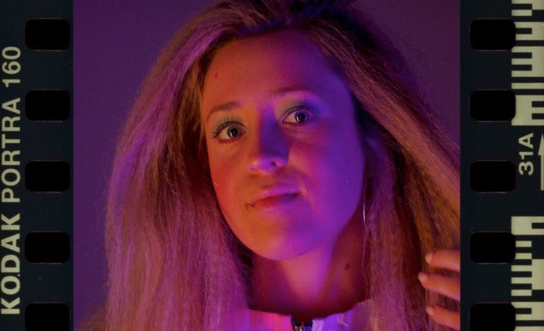 IowaGymnastics's tweet photo. We 💜 the 80s! 

Stay tuned. 📺👀✌️💄💋🌀💫💕 #80sNight #SneakPeek #Mwah https://t.co/OartEmf9uz