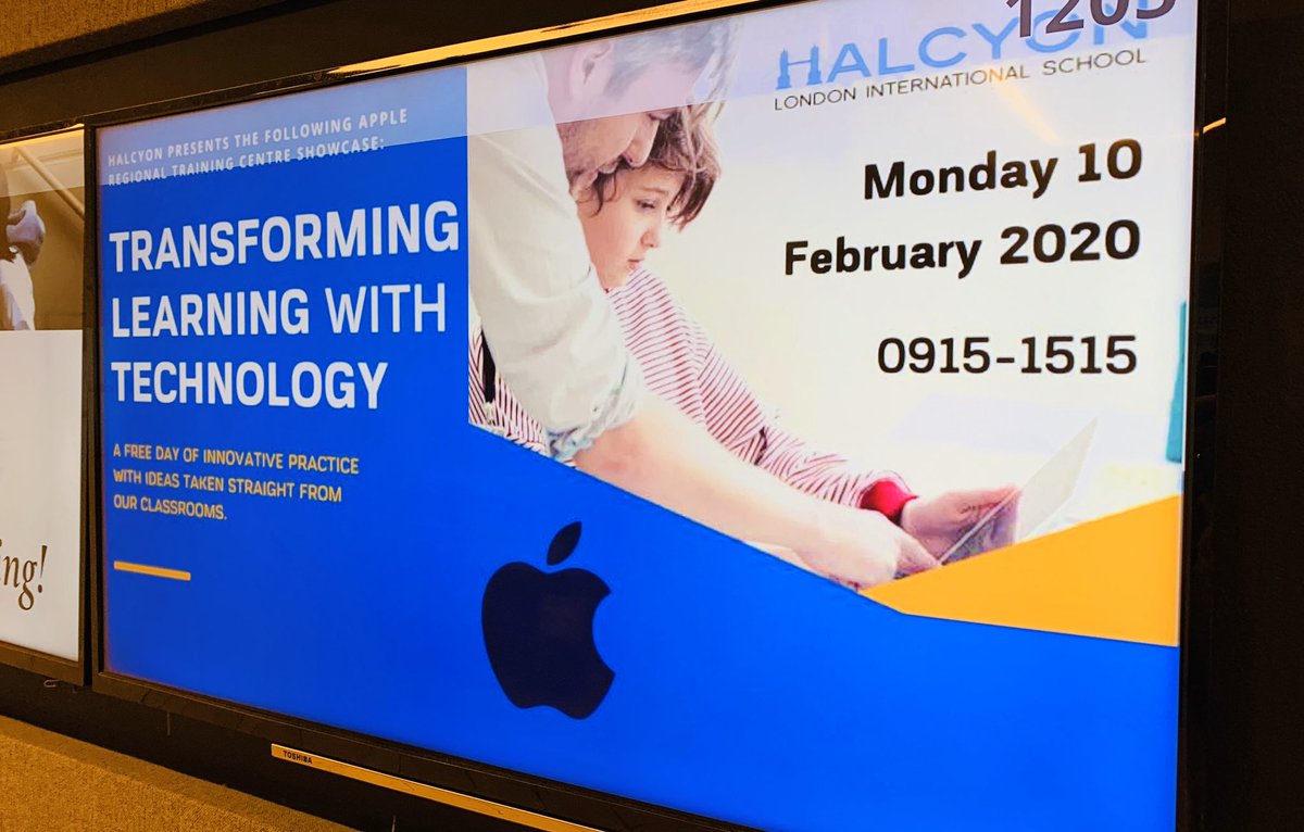 Wonderful #AppleRTC showcase event today at @HalcyonRTC Amazing creativity and innovation with technology. Congratulations and thanks @JNealeUK #AppleEDUchat