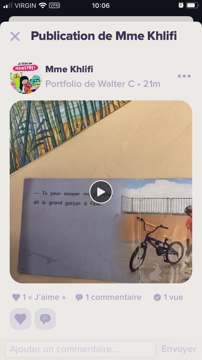 MadameFatimaK's tweet photo. Une façon de motiver et d’évaluer les élèves en #lecture avec l’application #puppetEdu les élèves s’enregistrent en train de lire et partagent leur lecture avec leurs parents sur @ClassDojo #technologie #Motivation #autonomie #niveaudouble #evaluation https://t.co/8g2dATqGxy