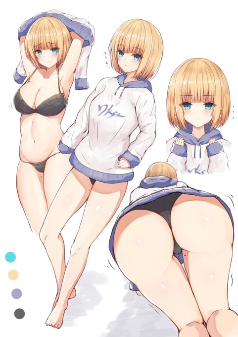 パーカーつめつめ絵描きました! 