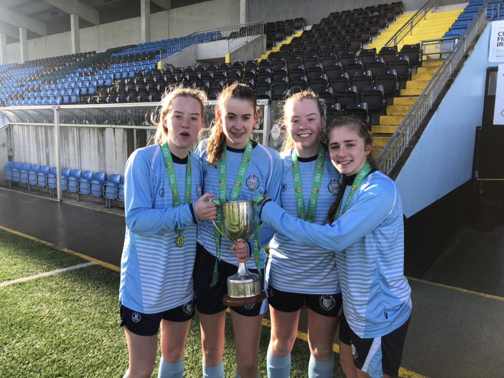 ashbrook22's tweet photo. All Ireland Senior Champions. Brilliant game against a great @ClaregalwayColl team. These 4 have won All Ireland Futsal , First Year , Minor , Junior and Senior medals.  Plus the Rod Houston. Brilliant achievement. Has it been done before 🤔@faischools @PresKilkenny https://t.co/r0fuHexsqi