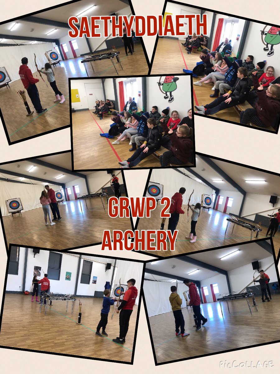 YR5PDCS's tweet photo. So after cinio it was time to wrap up and get started! Grwp 1 have had a fantastic time skiing and Grwp 2 kicked off with some archery! Bendegedig pawb! #Hamdden #overcomechallenge @Urdd https://t.co/iGXPsVKmUF