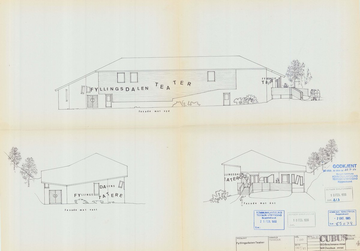 #ukensbygg er Fyllingsdalens meste kjente kulturinstitusjon – Fyllingsdalens teater. Teateret ble etablert av Tove Ringereide under navnet «Fyllingsdalen teaterverksted». Målgruppen var barn og ungdom, og de fleste som er oppvokst i Fyllingsdalen har et forhold til teateret. 1/4