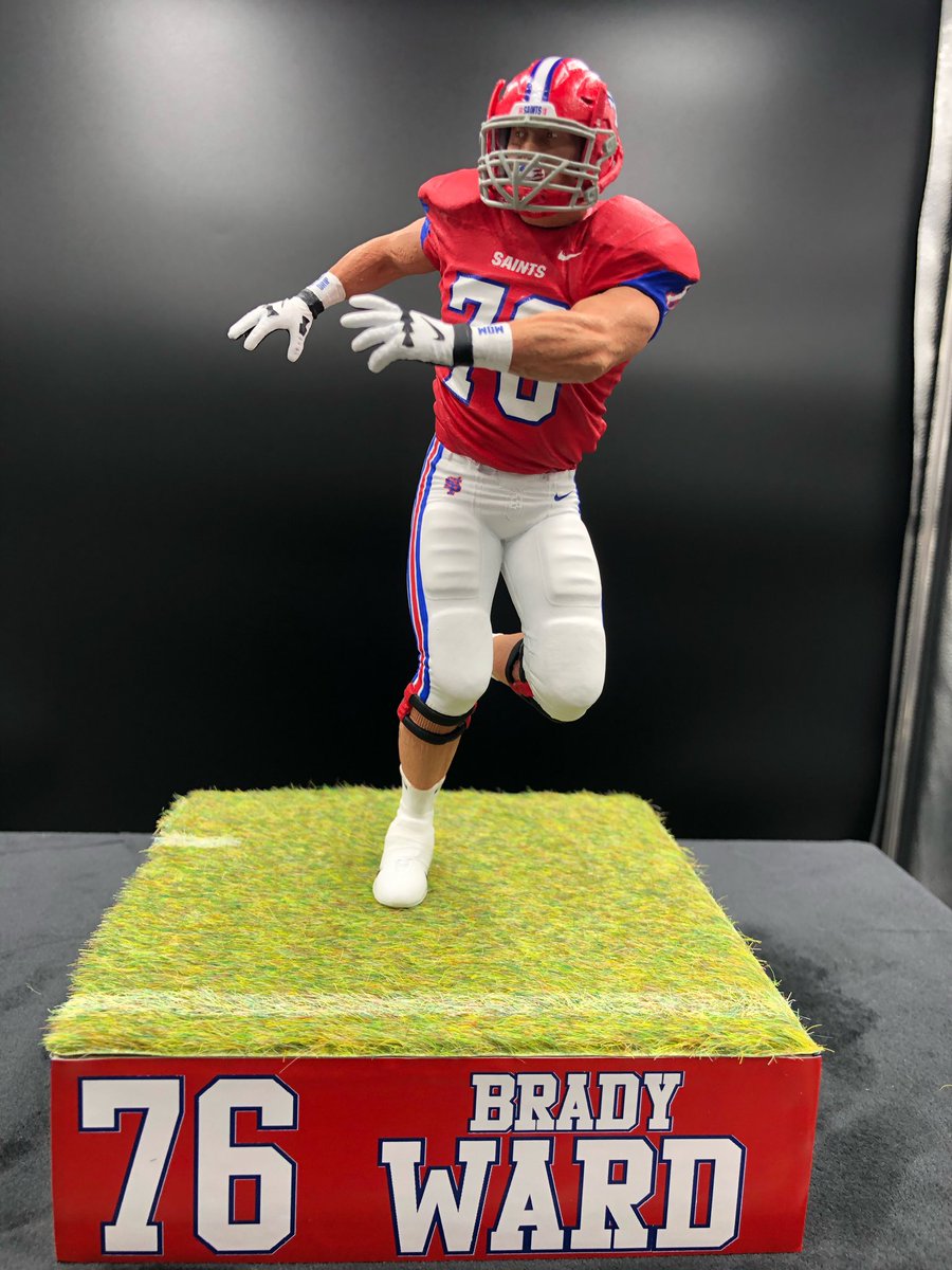 KJCcustoms's tweet photo. #76 Brady Ward #SAINTS🏈🔥🔥🔥 https://t.co/E77ycPxlfD