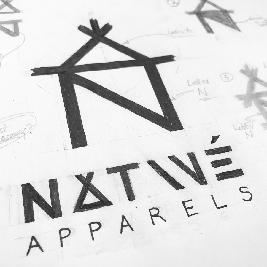 5. Native ApparelsNative Apparels is an upcoming brand targeted at the millennials and Gen Z with the aim of keeping them in touch with cultural heritage through clothing and merch.Incorporated a native hut idea into an N + A monogram and it gave birth to this lovely baby.
