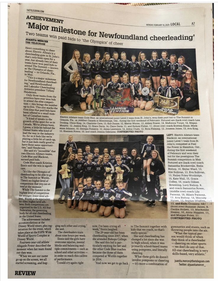 StBonaventures's tweet image. Congrats to Ava B., Stella B., Lucy B., Abigail C., Cecilia H., Elle S. And Eva S. and their teammates for being the first two teams to win paid bids to go to the Summit in Florida in May to compete at the highest level of cheerleading competition!!