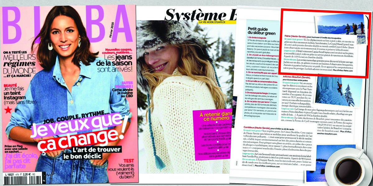 Dans <a href="/bibamagazine/">BIBA</a> ce mois-ci, zoom sur #Flaine station durable 😊
#RPlinks #RPlinksTourisme #RPlinksFlaine