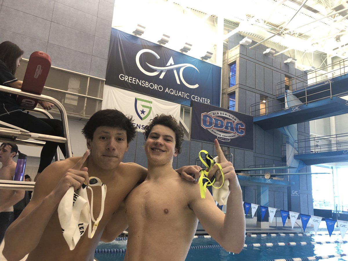 Amazing morning in Greensboro! These two close out prelims with two new state records! Matthew Kroll 57.26 in 100 Breast and Cam Abaqueta 48.91 in 100 Back! Well done #Aquacougs <a href="/CannonSchool/">Cannon School</a> <a href="/CannonCougarAD/">Athletics Department</a> <a href="/LeighNorthrup/">Leigh Northrup</a>