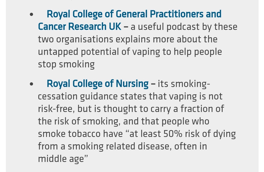 This comprehensive guide to #smoking cessation in <a href="/NursingTimes/">Nursing Times</a> includes lots of information for #nurses on #vaping and #ecigs. 
nursingtimes.net/clinical-archi…