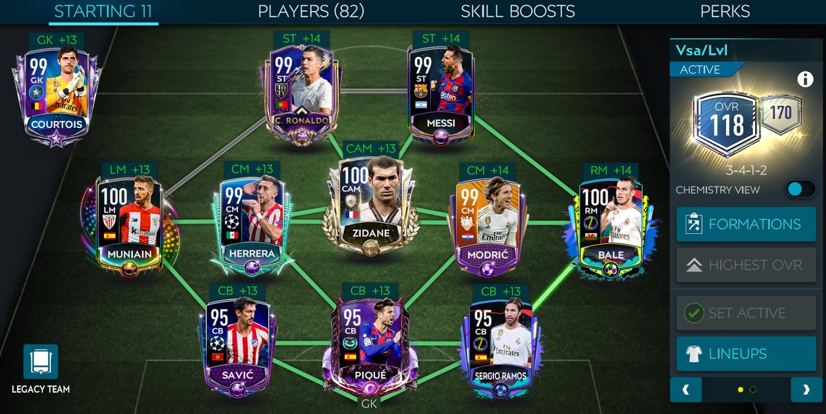 Lny done. Just the same old squad with +1.  #FIFAMobile20 Need to fix the defence asap!!