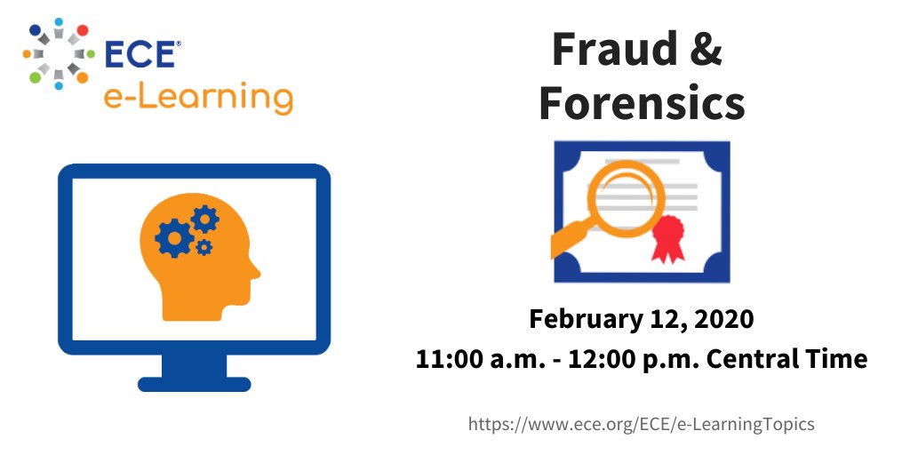 Don't miss this #elearning on #Fraud & Forensics were we'll teach you how to spot red flags and provide tips on authenticating educational credentials.  #EduFraud  buff.ly/2S4hIEL