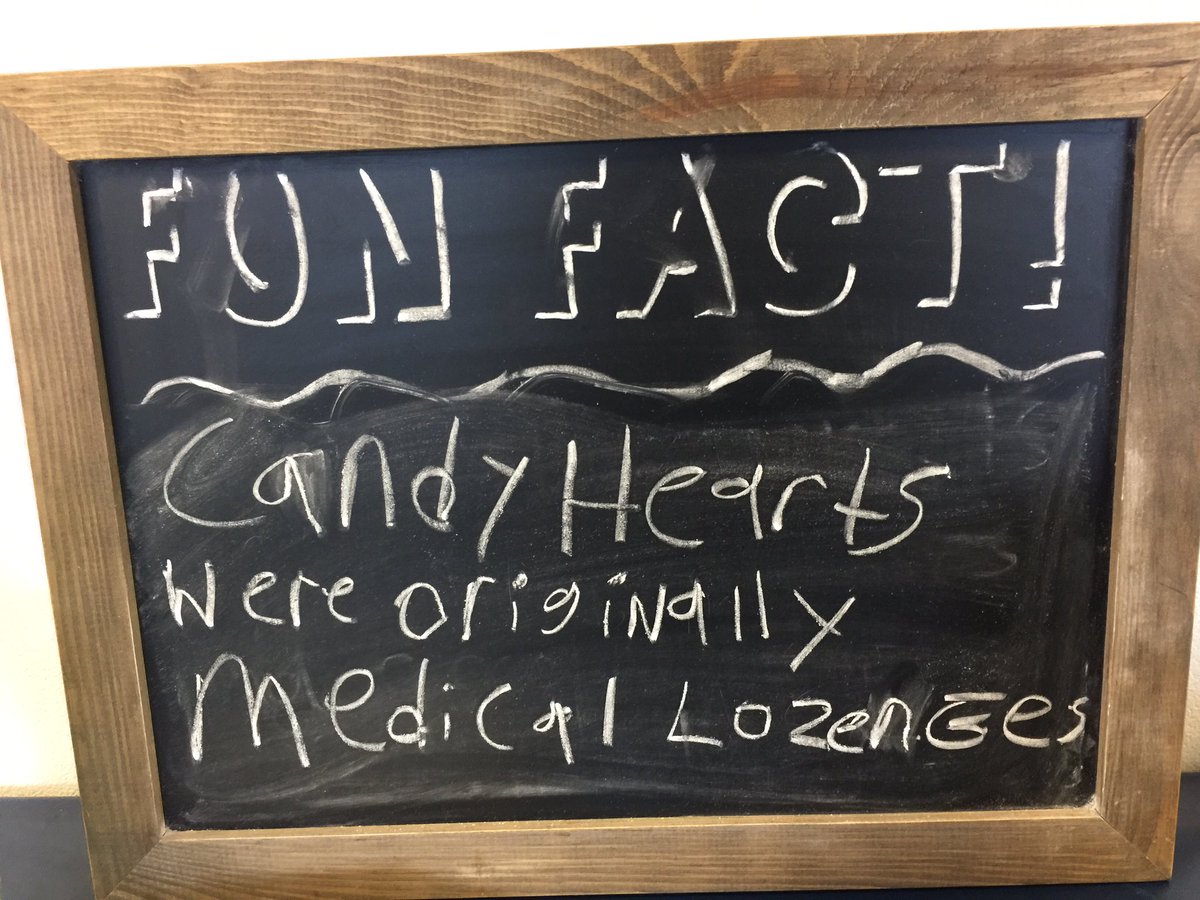 A #ValentinesDay2020 Fact: Candy Hearts Were Originally Medical Lozenges. #Valentines2020