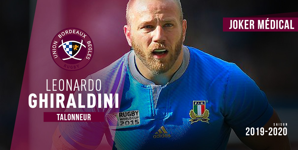 UBBrugby's tweet photo. 📝Bienvenue à Leonardo Ghiraldini, arrivé aujourd'hui en tant que joker médical de Florian Dufour, et bravo à Connor Sa, futur espoir de l'@ubbrugby ! 👏 
→ https://t.co/8AnqNWLCAT #talonneurs #iloveubb #top14 #bordeaux https://t.co/utzgDxPtyG