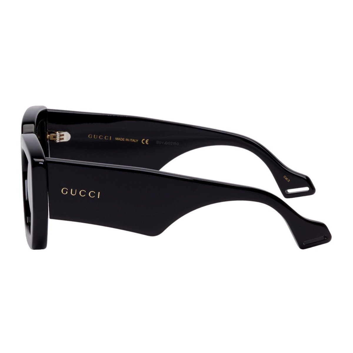 Gucci black square sunglasses 