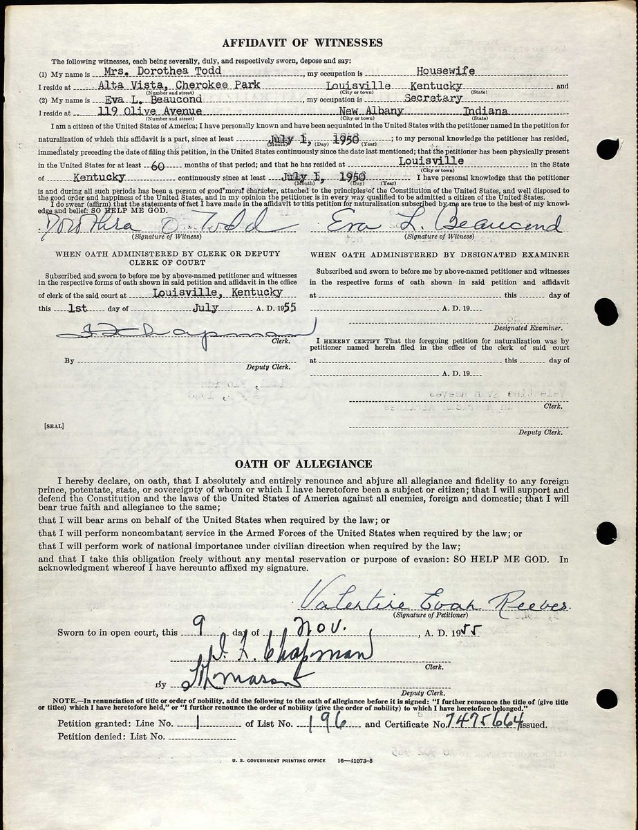atlantaarchives's tweet photo. #HappyValentinesDay! We hope that our petitioner today, Valentine E. Reeves (b. 02/14/1904), was able to take his name in stride! ❤️ https://t.co/VzxavR6ZWD