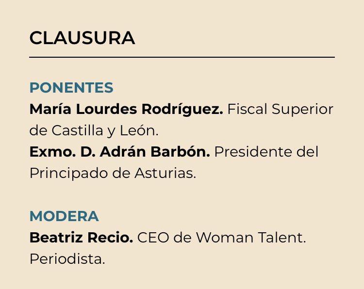 El I #CongresoEDA (Eje del Atlantico) será en Oviedo los próximos 20, 21 y 22 de febrero. Me han encargado la clausura, moderando intervenciones del presidente del Principado <a href="/AdrianBarbon/">🌹 Adrián Barbón 💙💛</a> y la Fiscal Superior de #CyL Mª Lourdes Rodríguez. Me siento muy honrada, vamos a por ello!