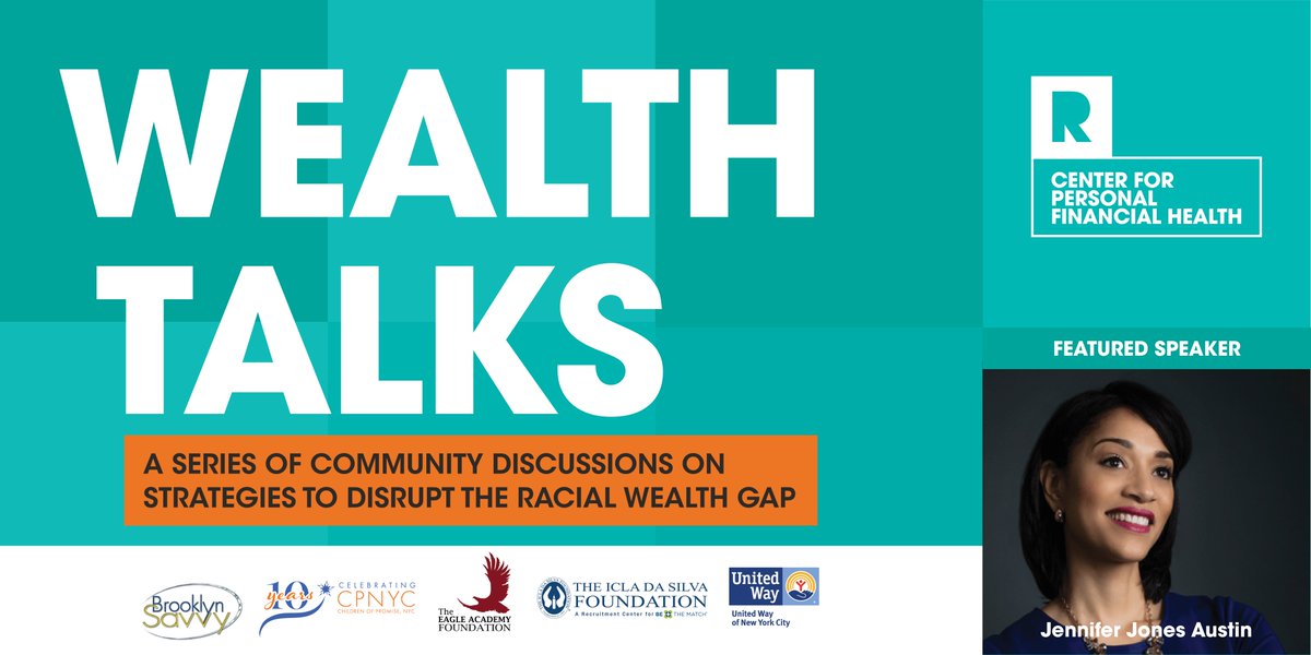 IcladaSilvaFdn's tweet image. Join us to meet @PureJoyJJA during her Wealth Talks discussion...a series of community discussions on strategies to disrupt and close racial wealth gap. Feb 26 6:30-8:30P - 1368 Fulton St, Bklyn, NY - Register here: bit.ly/2SwNwRQ
#BlackHistory2020 #WealthTalks