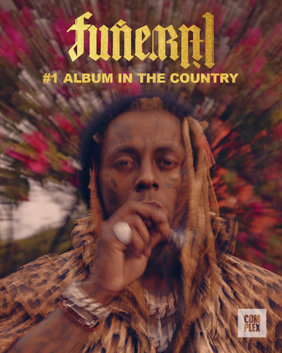 ComplexMusic's tweet photo. WEEZY WITH THE #1 ALBUM ⚰️ https://t.co/M3KDQNbspT