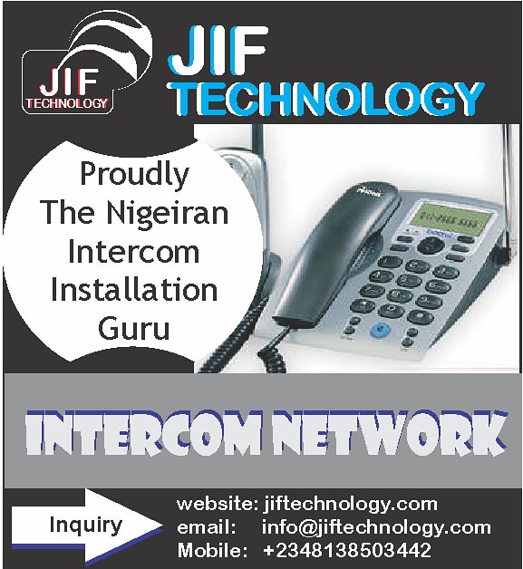 JifedTechnology's tweet image. jiftechnology.com/intercom-insta…
In need of a professional intercom installers for your home or office?...JIF technology is your  bustop...Request a free quote today and our installers will attend  to you shortly
Contact: 
Mobile: 08138503442
#intercominstaller