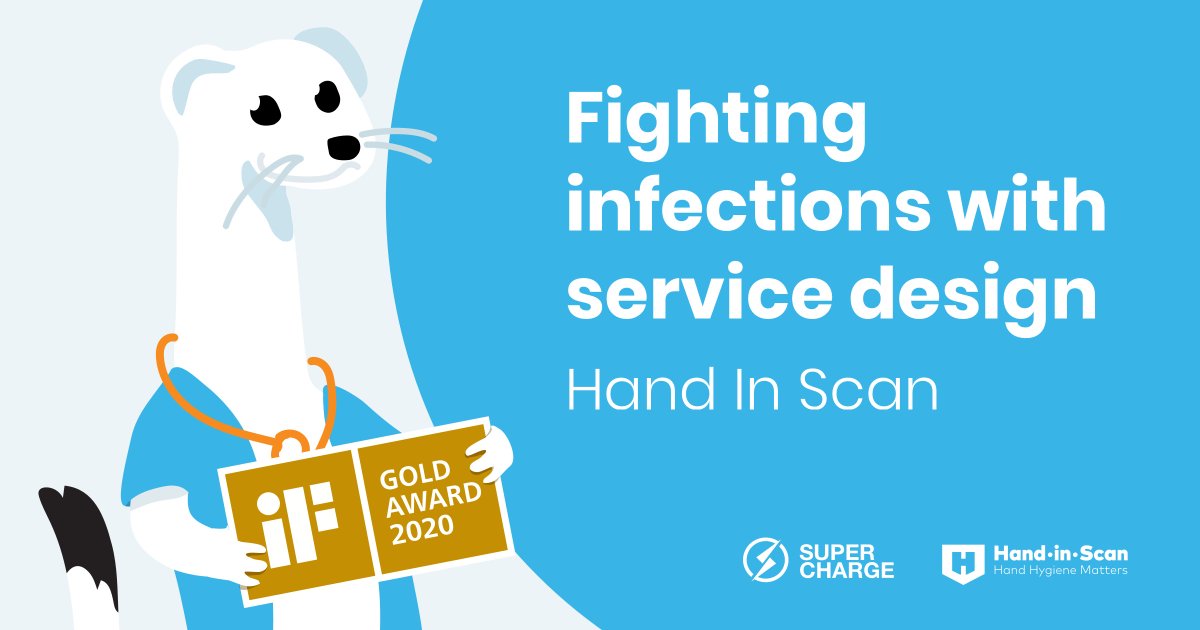 We are incredibly happy to see that our #servicedesign work for <a href="/HandinScan/">HandInScan</a> got recognised with a prestigious gold award by the international jury of <a href="/iFDESIGNAWARD/">iF DESIGN</a>. 🏅🏆🎉#ifdesignaward2020 
To learn more about the project, check out our case study: supercharge.io/work/details/h…
