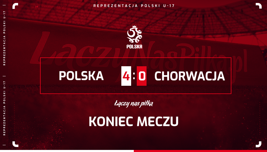 LaczyNasPilka's tweet photo. 5’ ⚽️| Kwiatkowski
12’ ⚽️| Gerbowski
20’ ⚽️| Włodarczyk
39’ ⚽️| Włodarczyk

Reprezentacja Polski U-17 wygrała 4:0 z Chorwacją, a tym samym zapewniła sobie pierwsze miejsce w turnieju!
BRAWO NASI! 😍
RELACJA 👉 https://t.co/kqgEdVqWEH https://t.co/pYEY7my97K