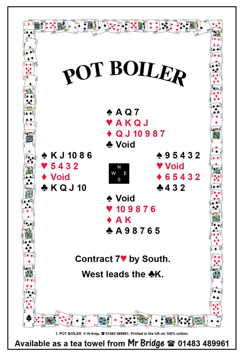 TheMrBridge's tweet image. How would you tackle this double dummy problem? 
#bridge #mrbridge #bridgeproblem

mrbridge.co.uk/shop/double-du…