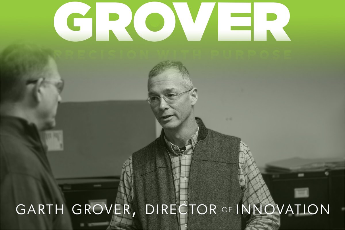 GroverPrecision's tweet photo. Since 1983, when Rupert and Suzanne Grover founded our company, we have maintained the values of a family-owned company. Director of Innovation, Garth Grover, carries that legacy while he spearheads the developments that will guide us into the future. #PrecisionBeginsWithPeople https://t.co/IxMcix09kc
