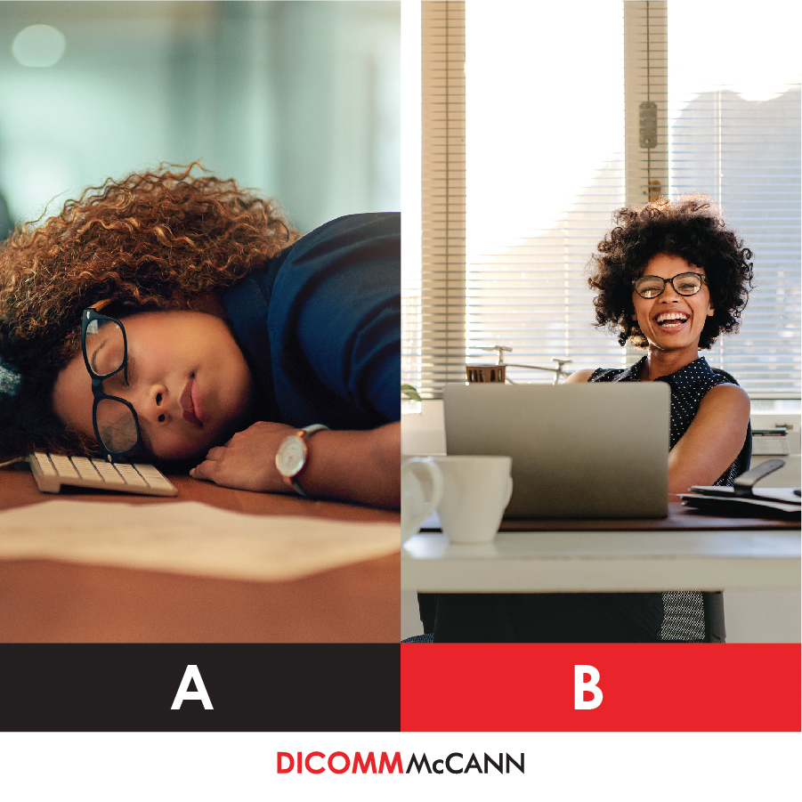 DicommMcCann's tweet photo. Which picture best describes your Monday mood at work?
A or B?
#MondayBlues
#EpicOrElse https://t.co/Bu1s3OuBtA