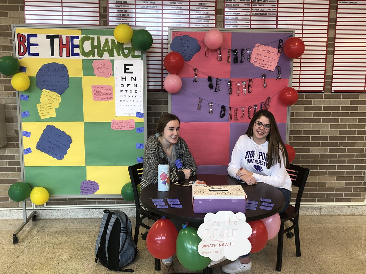 Jon Tallamy (@jontallamy) on Twitter photo Our <a href="/HPRwildcats/">High Point Regional High School</a> Anatomy and Physiology Ss promote “Be The Change” for raising awareness for vision care around the world! #Wildcatpride #servicelearning <a href="/HighPointSTEM/">Brian Drelick</a> Our <a href="/HPRwildcats/">High Point Regional High School</a> Anatomy and Physiology Ss promote “Be The Change” for raising awareness for vision care around the world! #Wildcatpride #servicelearning <a href="/HighPointSTEM/">Brian Drelick</a>