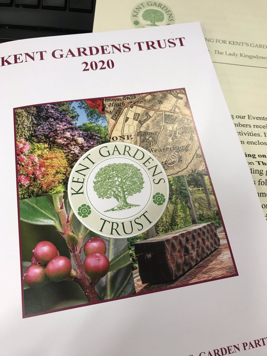 BBCRadioKentAG's tweet image. Great to get the 2020 programme from @KentGardenTrust through the post today, some fascinating talks &amp;amp; trips in prospect. If you like a bit of garden history find them online at kentgardenstrust.org.uk
