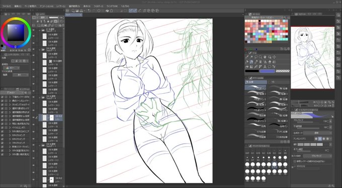 ライブでここまで進みました #今日のライブ進捗 https://t.co/uey4VZ9XZD 