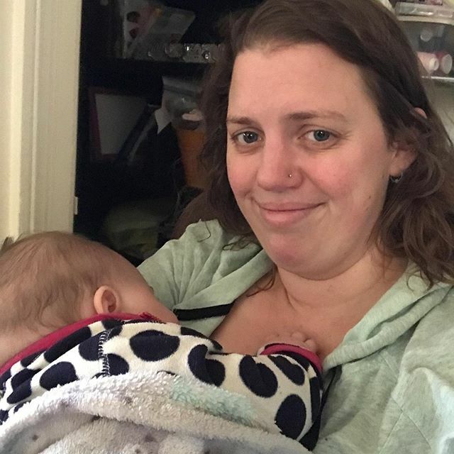OYLClub's tweet photo. This is my messy, imperfect life this morning. Abbie refuses to nap, except in my arms, rocking in the rocking chair. 
My rocking chair, I might add, sits right in front of one of the most consistently chaotic places in my house: the activity shelf that … https://t.co/kbCTNtRgdG https://t.co/mmnnW6AHXT